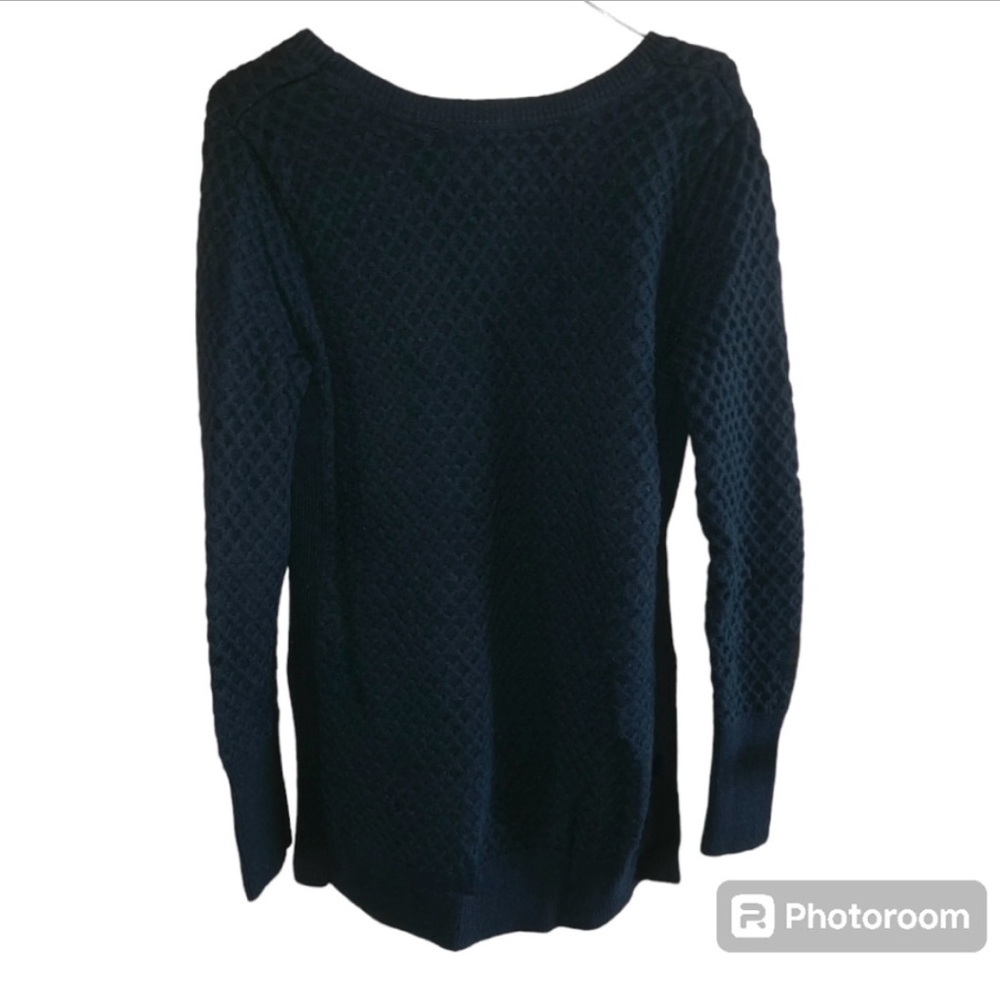 Athleta Thermal Honeycomb Pullover Wool Blend Sweater - Picture 4 of 9